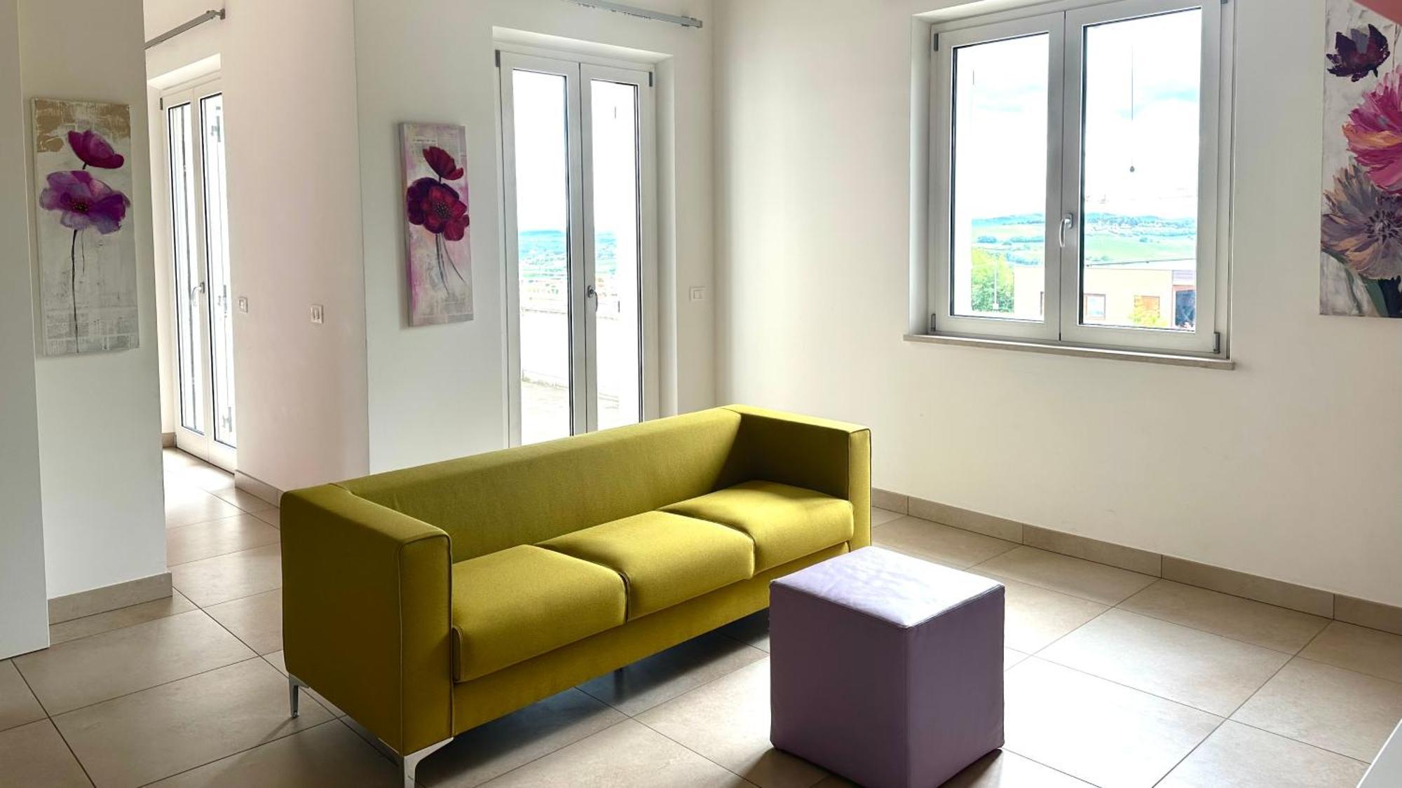 S023 - Sirolo, Magnifico Trilocale Design Con Terrazzo Daire Dış mekan fotoğraf